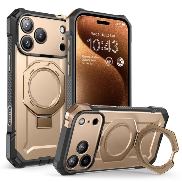 Etui Supcase UB Grip Mag MagSafe do iPhone 17 Pro Desert Gold