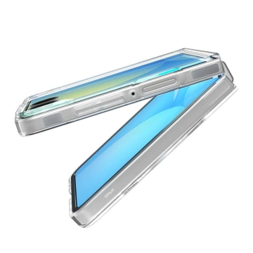 Etui do Galaxy Z Flip 7 Spigen AirSkin Mag MagSafe Clear/White
