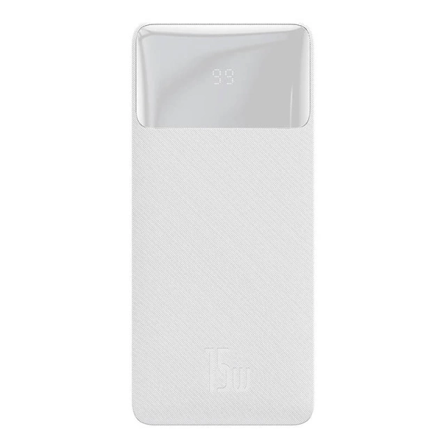 Powerbank Baseus Bipow 30000mAh, 2xUSB, USB-C, 15W (biały)