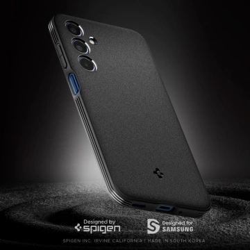 Etui do Samsung Galaxy A35 5G Spigen Essential SandBlast Case obudowa plecki czarne matowe Matte Black