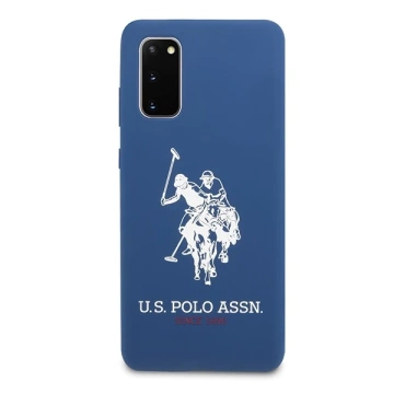 US Polo Silicone Collection Handyhülle für Samsung Galaxy S20 Navy/Navy