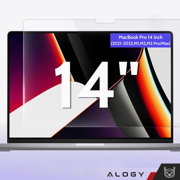 Matte Displayschutzfolie für MacBook Pro 14 (2023–2021). Alogy Displayschutzfolie