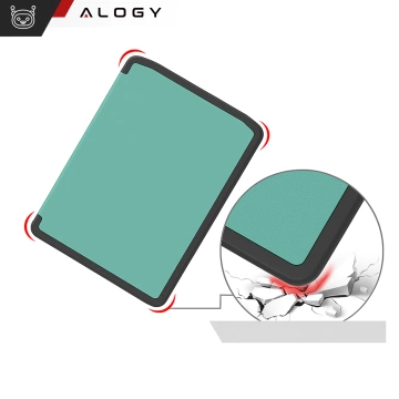 Etui ochronne na czytnik E-Book Alogy ProBook Cover obudowa do PocketBook Verse 629 / Verse Pro 634 / Verse Lite 619 Zielone