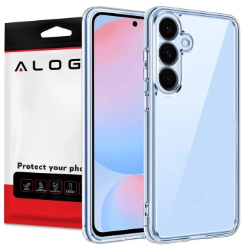 Etui Przezroczyste do Samsung Galaxy S25 Plus, Podwyższone Krawędzie, Idealne Dopasowanie, PC + TPU, Alogy HybridShield™ Case
