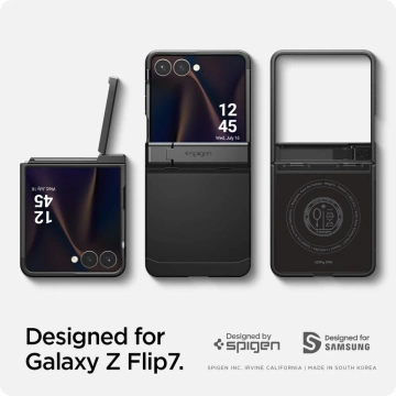 Etui Galaxy Z Flip 7 Spigen Tough Armor MagSafe Black