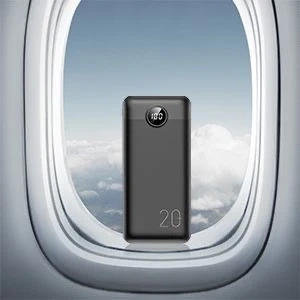 Powerbank Bateria zewnętrzna VEGER L20S - 20 000mAh LCD Quick Charge PD 20W czarny (VP2039PD  / W2039PD )