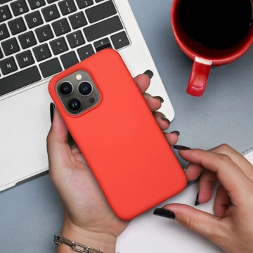 Etui futerał SILICONE do Apple iPhone 15 Pro brzoskwiniowy