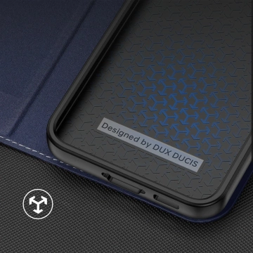 Etui ochronne Dux Ducis Skin X2 do Samsung Galaxy S23+ pokrowiec z klapką portfel podstawka niebieskie