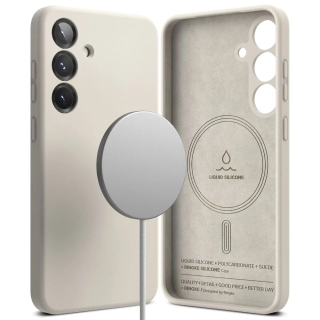 Etui für Samsung Galaxy S25 Plus Stone Ringke Silikon Magnetic MagSafe