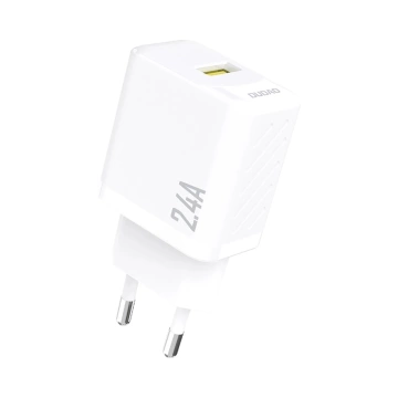 Ładowarka sieciowa Dudao A23 2.4A USB-A | Szybkie ładowanie | Biała
