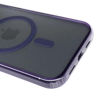 Etui na Apple iPhone 14 3mk Frosty MagCase Purple