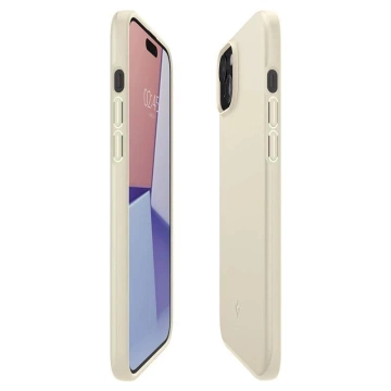 Spigen Thin Fit Hülle für Apple iPhone 15 Plus – Beige