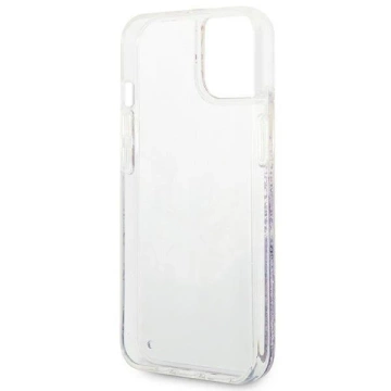Etui Guess GUHCP14MLFLSU do Apple iPhone 14 Plus 6,7" fioletowy/purple hardcase Flower Liquid Glitter