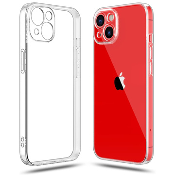 Armored Alogy Hybrid Case mit Kameraabdeckung für Apple iPhone 13 Klarglas
