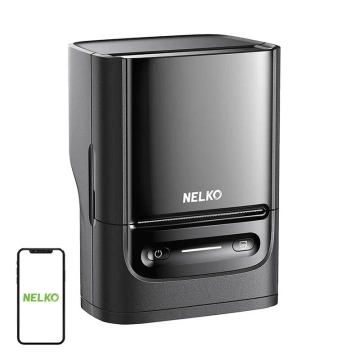 Termiczna drukarka etykiet Nelko PM220 Bluetooth USB-C czarna