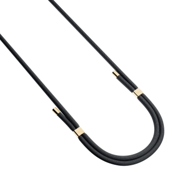 Universelles Smartphone-Lanyard 3mk EasyClip Elite Schwarz (Gold)