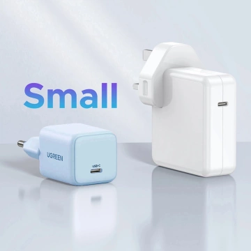 Ładowarka Ugreen X512 20W GaN 1x USB-C PD QC Niebieska