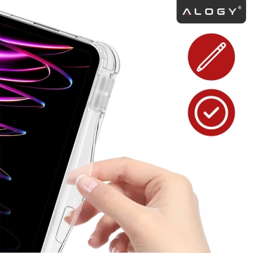 Etui do Apple iPad 11gen. 11" 2025 / 10gen. 10.9" 2022 Ochronne Hybrydowe z Miejscem na Rysik, Składana Okładka, Funkcja Podstawki, Alogy HybridBook™ Case  – Czarne