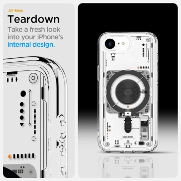 Etui do iPhone 16e Spigen Ultra Hybrid Mag MagSafe Neo One