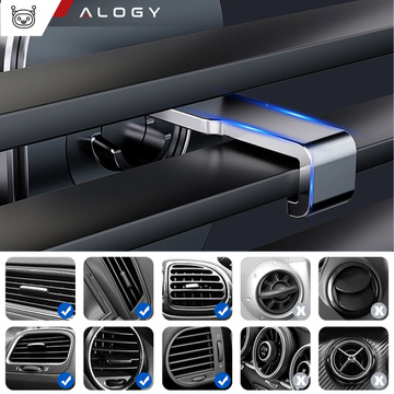 Autotelefonhalter, Fenster, Kühlergrill, Cockpit, Armaturenbrett, Auto, Auto, für 7-Zoll-Telefon Alogy 3in1 Duftanhänger