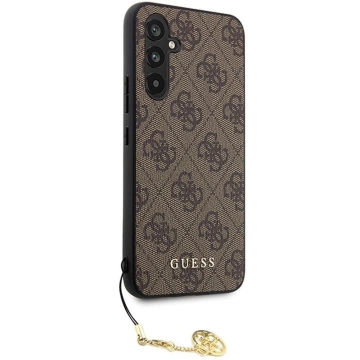 Original GUESS Hardcase GUHCS23FEGF4GBR Hülle für Samsung Galaxy S23 FE (4G Charm / Braun)