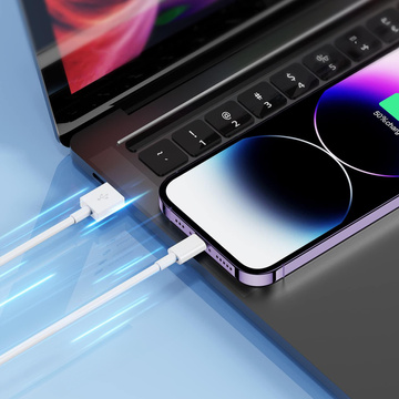 Oryginalny kabel Apple MD818ZM/A Lightning do USB 1 metr Cable biały