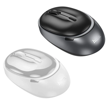 HOCO Kabellose Maus 2.4G Bluetooth 1600 DPI GM34 Grau-Weiß
