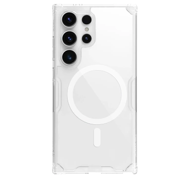 Nillkin Nature Pro Panzerhülle mit Magnetring für Samsung Galaxy S24 Ultra – weiß