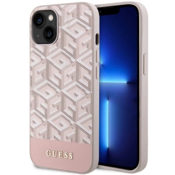 Etui Guess GUHMP14SHGCFSEP do iPhone 14 6,1" hard case GCube Stripes MagSafe
