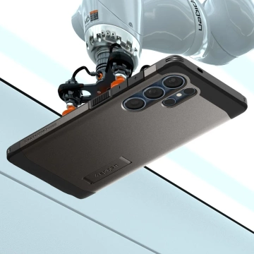 Samsung Galaxy S25 Ultra Gunmetal Spigen Tough Armor Mag MagSafe Hülle