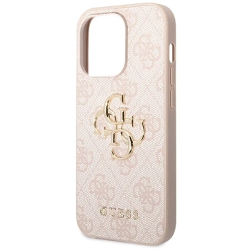 Etui Guess GUHCP15L4GMGPI do iPhone 15 Pro 6.1" różowy/pink hardcase 4G Big Metal Logo