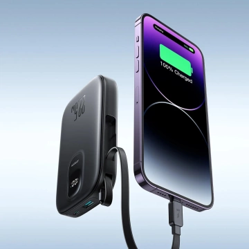 Joyroom JR-PBF18 10000 mAh 22,5 W Powerbank mit Lightning-Kabel
