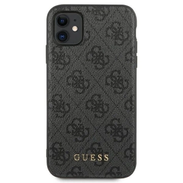 Etui Guess GUHCN61G4GFGR do iPhone 11 6,1" hard case 4G Metal Gold Logo
