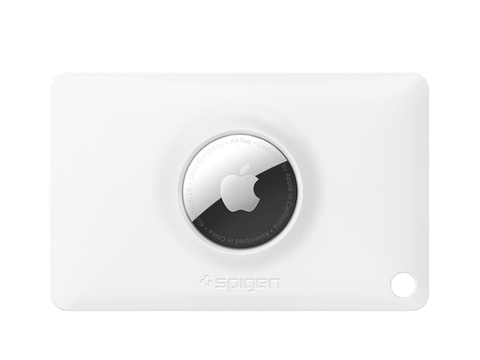 Etui case brelok do kluczy karta Spigen AirFit do Apple Airtag Białe