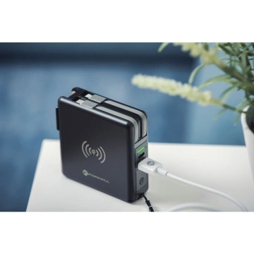 Ładowarka podróżna POWERBANK Forcell 5w1 10000mAh PD QC Wireless 
