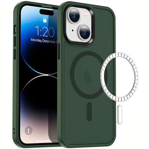 Etui ochronne na telefon MagMat Case do MagSafe do Apple iPhone 13 Mini Matte Green