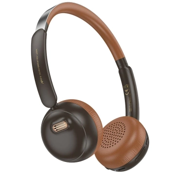 HOCO kabellose Bluetooth-Kopfhörer W62 braun