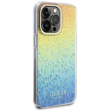 Etui Guess GUHCP15XHDECMI für iPhone 15 Pro Max 6,7" wielokolorowy hardcase IML Faceted Mirror Disco Iridescent