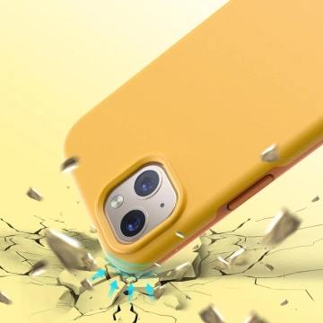 Choetech MFM Anti-Drop-Hülle Made For MagSafe für iPhone 13 orange (PC0112-MFM-YE)