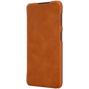 Nillkin Qin Lederholster für Samsung Galaxy A22 4G braun