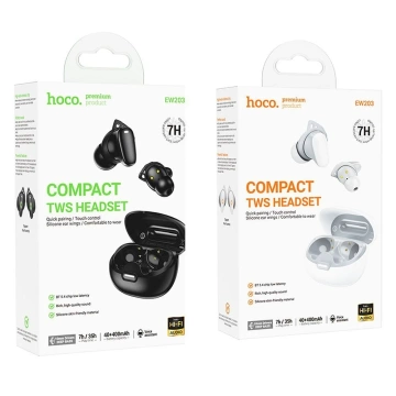 Hoco EW203 TWS In-Ear-Kopfhörer, kabellos, weiß, mit Etui