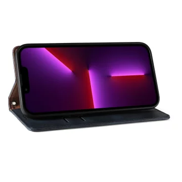 Magnetband Hülle Hülle für iPhone 13 Pro Tasche Geldbörse Mini Lanyard Anhänger Blau