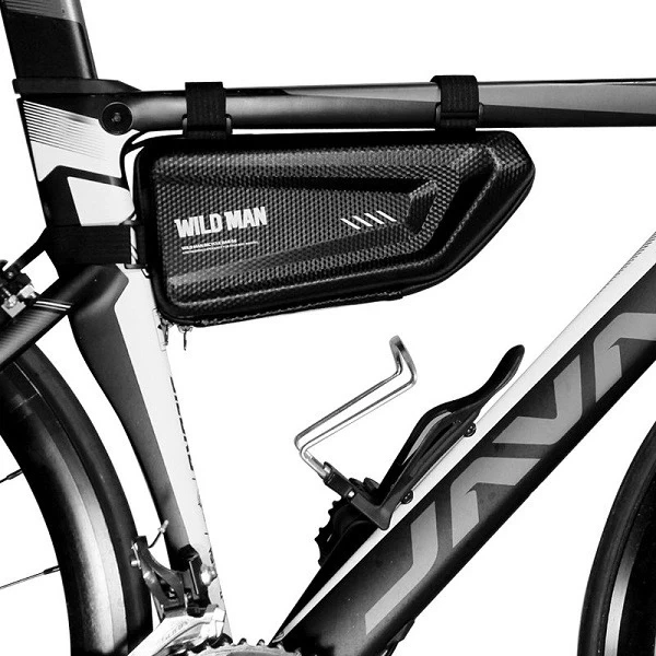 Fahrradrahmenkoffer WILDMAN L E4 Fahrradhalter schwarz/schwarz