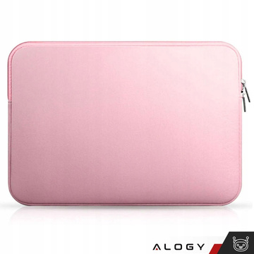 Etui neoprenowe do MacBook Air / Pro 13" – lekkie i smukłe, zamek błyskawiczny, ochrona przed wilgocią i zarysowaniami – Alogy SlimGuard™ Różowe