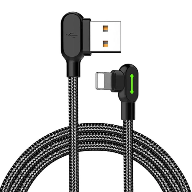 USB zu Lightning Kabel, Mcdodo CA-4679, abgewinkelt, 3m (schwarz)