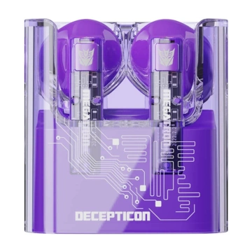 TWS Transformers TF-T08 Bluetooth 5.3, ANC, 13 mm, Lila