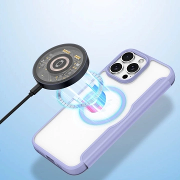iPhone 16 Pro Dux Ducis Skin X Pro MagSafe Hülle Lila