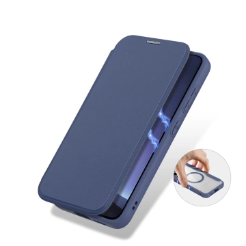 Etui do Samsung Galaxy S25+ Dux Ducis Skin X Pro MagSafe Niebieskie