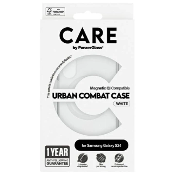 Etui do Samsung Galaxy S24 CARE von PanzerGlass Flagship QI Case Clear