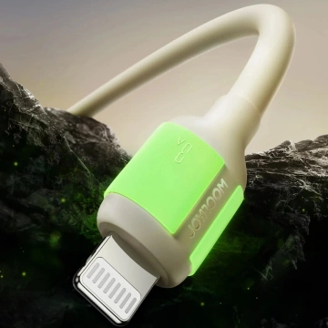 Kabel Joyroom S-A53 3A USB-A – Lightning 1,2m Beżowy Fluorescencyjny